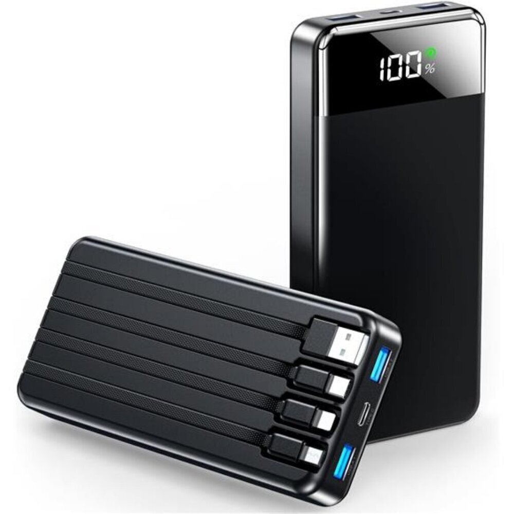 SABANI Portable Charger 35000mAh Power Bank - Portable Battery with 4 Built